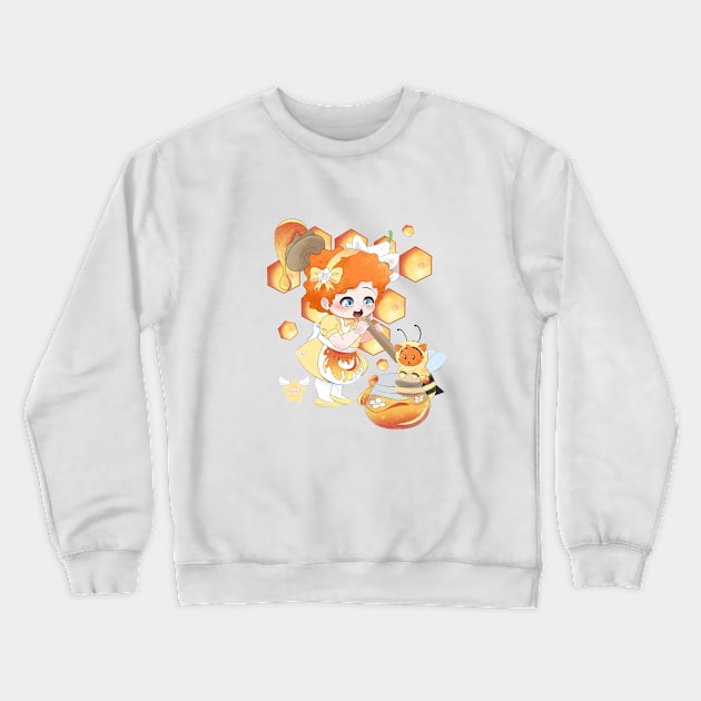 Honey Bonnie Crewneck Sweatshirt by Actral Ravens